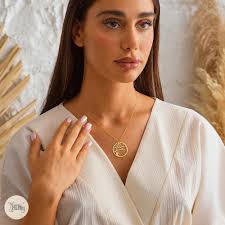 Collana personalizzata con nome di famiglia con pietra portafortuna,  collana con albero genealogico, ciondolo con pietra portafortuna di  famiglia, gioielli personalizzati con pietra portafortuna, ciondolo con  albero genealogico