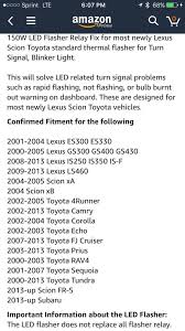 For details, contact your toyota dealer. Diy Led Drl Turn Signal With Resistor Install Toyota Tundra Forum
