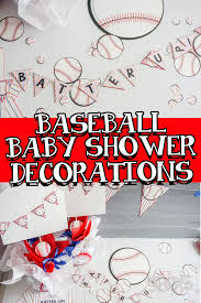Free standard shipping with $49 orders. Baseball Themed Baby Shower Decorations 3 Boys And A Dog