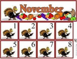 November Calendar Set November Calendar Calendar Numbers Printable Calendar Numbers