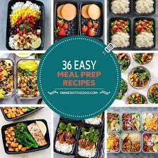 Meal prep is all the rage these days, and for good reason! 36 Easy Meal Prep Recipes Dinner At The Zoo
