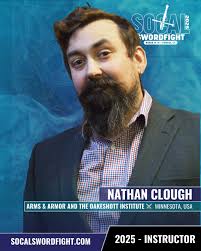 🎉 More Exciting Instructor (Competitor) News! Stephen Cheney, head coach  of Bucks Historical Longswors, is joining us at SoCal Swordfight 2025! 🗡️  🏆 Stephen is currently ranked #1 in Longsword in the