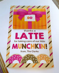 Printable Dunkin Donuts Inspired Thanks A Latte Teacher Gift Etsy Teacher Gift Card Teacher Christmas Gifts Teacher Gift Tags