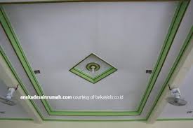 Gambar lis pvc plafin drop / bertingkat (trap) motif warna. 70 Gambar Dan Desain Plafon Gipsum Minimalis Modern Simomot