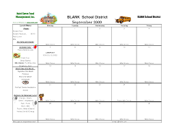 Blank School Lunch Menu Templates School Lunch Menu Free Printable Menu Template Printable Menu Template