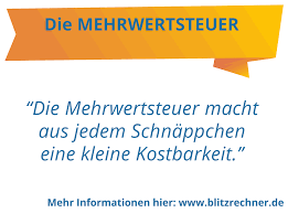 Bei maschinell erstellten rechnungen reicht es auch aus, wenn der steuerbetrag in der summe aufgeführt wird und bei den einzelnen posten nur die zugrunde gelegte mwst. Mehrwertsteuer Rechner Brutto Netto Mwst Von Blitzrechner De