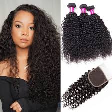 Peruvian kinky curly hair weave bundles with 13*4 lace frontal closure 100% best human hair with frontal closure. Curly Hair Sew In With Closure Www Macj Com Br