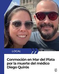 🚨La repentina muerte del médico Diego Quirós sigue generando conmoción en  Mar del Plata. El reconocido médico, referente en diagnóstico por imágenes  y fundador de Imágenes MDQ, falleció el domingo por la