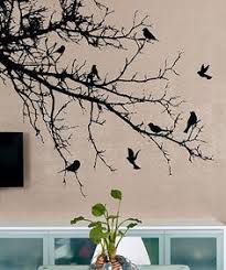 Bird On Tree Branch Vinyl Wall Decal Sticker Birds Tree Branch 1002 Vinyl Wall Decals Wall Decal Sticker Creative Wall Decor