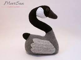Crochet Pattern Pdf Amigurumi Canada Goose Crochet Animal Etsy Crochet Patterns Knit Or Crochet Crochet Animals