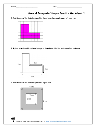 A comprehensive worksheet with answers suitable for ks3. Area Of Composite Shapes Practice Worksheet 1