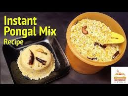 Instant Pongal Mix From Hyderabadi Ruchulu On Youtube Recipes Easy Snack Recipes Snack Recipes