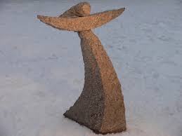 Pink Granite Stone Angle Handmade In Maine By Obadiah Buell Sculpture Garden Design Maine Upcycled Art Angle Stone Design Stone Sculpture Sculpture