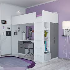 Hochbetten hochetagen und zubehor bei der tischlerei hardys. Polini Kids Kinder Hochbett Mit Kleiderschrank Und Schreibtisch 1447 55 Polinikids