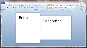 Landscape Microsoft Word Landscape
