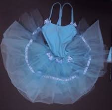 details about nwt wolff fording dance ballet tutu dress blue ribbons ruffles girls size 2 3