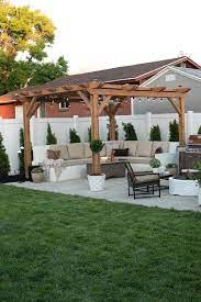 Dec 07, 2020 · this lush patio belongs to elda and nicola fabrizo, founders of dedar fabrics, based in como, italy. Our Backyard Reveal Get The Look Room For Tuesday Backyard Seating Small Backyard Patio Backyard