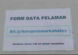 Bit.ly/datapelamarkahatex rancaekek / bit ly datapelamarkahatex rancaekek datapeek oâªo o usu o o o o o c hp laserjet pro 400 color mfp o o u o … yaitu kahatex rancaekek (pabrik 2), kahatex solokan jeruk (pabrik 3), kahatex cijerah di bandung kulon yang berbatasan dengan kota cimahi untuk pabrik 1. Mangga Pencari Loker Pt Info Loker Cimahi Bandung Facebook