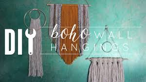 Maybe you would like to learn more about one of these? Diy Boho Wall Hangings Youtube
