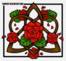 Simple celtic knot cross tattoo carried on shoulder. Art Rose Tattoo Celts Celtic Cross Celtic Food Triquetra Flower Png Pngwing