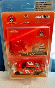 This lot includes three dale earnhardt chevy cars, two bill elliot ford cars, a bill elliot dodge car, and a classic rainbow paint scheme jeff gordon chevy car. Dale Earnhardt Jr 8 Looney Tunes Rematch 2002 Monte Carlo 1 Of 41688 Action Chevrolet Dale Earnhardt Jr Nascar Diecast Earnhardt Jr