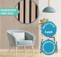 KARAT Panneaux muraux en MDF - Panneau mural avec placage en bois et feutre  - Tasseau mural Décoration pour intérieur - Isolation sonore pour bureau ...