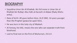 The second muslim caliph, umar played a key role in the expansion of islam following the death of the prophet muhammad. Sayyidina Umar Ibn Al Khattab Rady Allahu Anhu Ppt Download