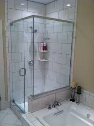 This Door Notched Panel Return Unit Has A Support Header With Top And Bottom Pivot Hinges Frameless Shower Doors Shower Doors Bathroom Shower