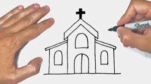 Download 1,194 church drawing pencil stock illustrations, vectors & clipart for free or amazingly low rates! How To Draw A Church Step By Step Youtube