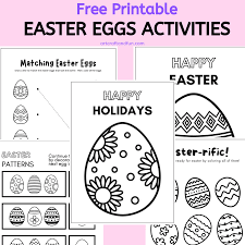 Our candy coloring pages should also be up your alley if you love munching on chocolate easter eggs. Free Easter Eggs Coloring Pages Free Printable Art Craft And Fun