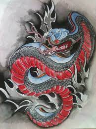 Snake tattoo japanese premium vector. 17 Japanese Snake Tattoo Designs Ideas Petpress