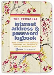 Personal Internet Address Email Username Password Organizer Journal Logbook Password Organizer Notebook Organization Password Books