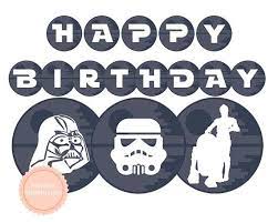 Download Instant Download Star Wars Happy Birthday Banner Star Wars Etsy Happy Birthday Banners Star Wars Happy Birthday Birthday Banner