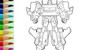 Amazing optimus prime in transformers coloring page download. Belajar Menggambar Robot Mobil Tobot W How To Draw Tobot W Transformers Carbot Rtv ë˜ë´‡ Youtube