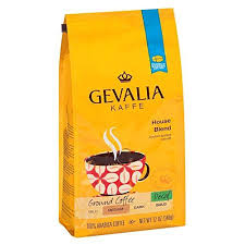 Gevalia House Blend Decaf Coffee Medium Roast Ground 12 Ounce Bag Sale Coffee Shop Buymorecoffee Com Gevalia Decaf Coffee Blended Coffee Drinks