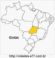 Seja para os alunos colorirem no ensino fundamental ou mesmo se a necessidade é de um mapa para imprimir preto e branco. Datas De Aniversarios De Cidades De Goias Localizacao Do Estado Goias No Mapa Do Brasil