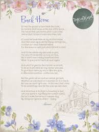Here S A Poem Called Back Home By An Unknown Author Which Was Passed On To Me Today On A Handwritten Battered Piece Home Poem Kids Poems Christmas Thoughts