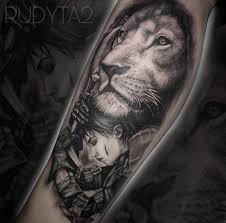 Lion Tattoo Female Warrior Tattoo Lion Tattoo Warrior Tattoo