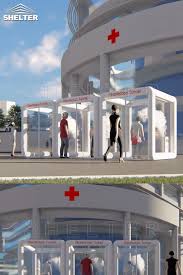 Inflatable Disinfection Tunnel Installed In Supermarket Hospital And Schools Wellness Design Hospital Design Tent