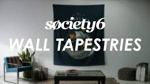 wall tapestries from society6 product video