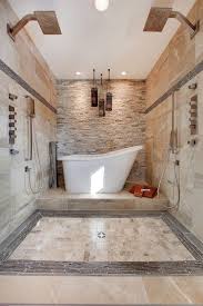 Great Master Bathroom With Freestanding Handheld Showerhead In Plymouth Mn Contemporary Master Bathroom Shower Heads Master Bathroom