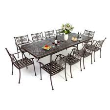 High quality metal indoor outdoor balcony table + 2 chairs set patio cafe yellow. Extending Garden Table Sets Cast Aluminium Free Parasol Free Delivery Absolutely No Maintenance Retracted Seat 6 Fully Extended Seats 12