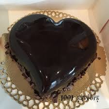 Le Coeur Aux 3 Chocolats Et Glacage Miroir Mille Et Une Saveurs 3 Chocolat Glacage Miroir Dessert