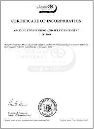 Certificates Asaknaphta