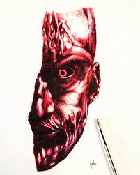 Lucifer morningstar by tricksterkat209 on deviantart. Nele On Instagram Made With Two Ball Pens Lucifer Devilface Ballpenart Ballpensketch Portrait Tomellis F Lucifer Mazikeen Lucifer Portrait Drawing