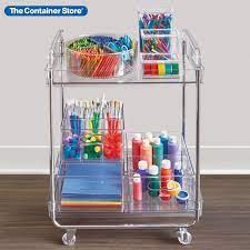 The Home Edit Clear Rolling Cart In 2021 The Home Edit Kids Craft Storage Organization Cart