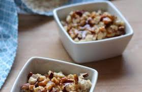 Porridge Aux Noisettes Et Caramel Au Beurre Sale Bowlcake Pepite Chocolat Alimentation