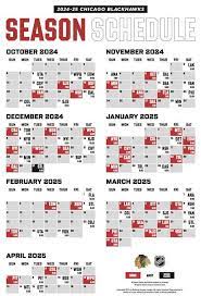 Chicago Blackhawks Schedule Printable