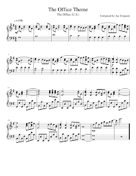 Please enjoy the office theme song, by phillip olsen. The Office Theme Sheet Music For Piano Solo Musescore Com