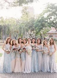 A Breathtaking Wedding At Manila S Whitespace Venue Breathtaking Wedding Pink Bridesmaid Dresses Bridal Party Photos